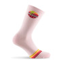 Mi-chaussettes california made in France rose