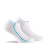 Lot de 2 paires d'invisibles en coton enfant coloris blanc.