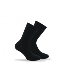 Lot de 2 paires de chaussettes unies en Modal